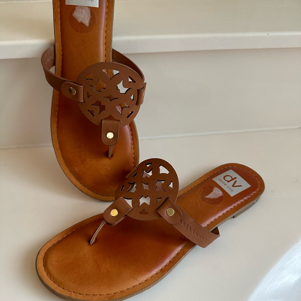 Sandals, Brown, Summer, Size 7.5